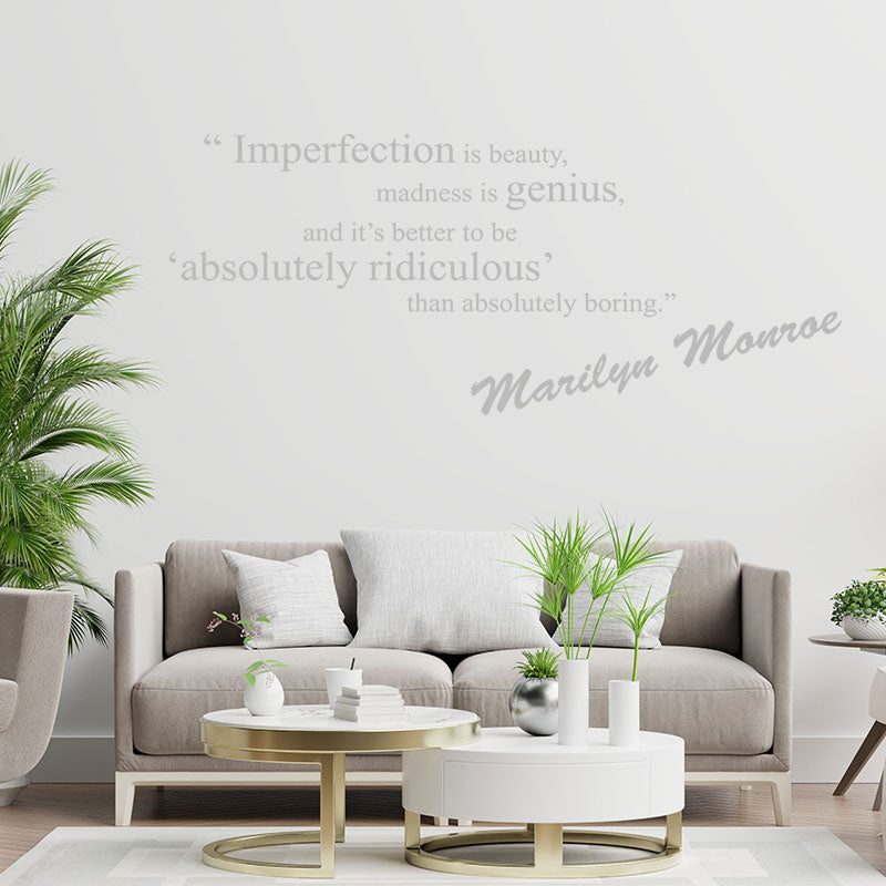 marilyn monroe iconic wall sticker