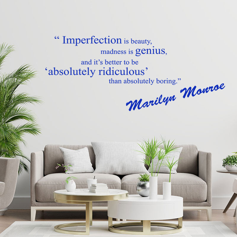 marilyn monroe iconic wall sticker
