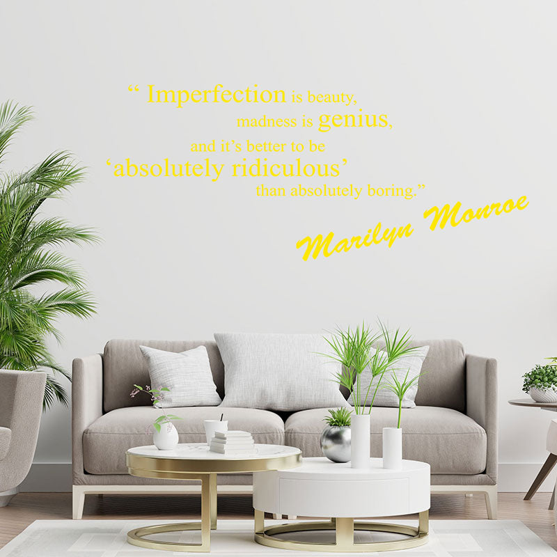 marilyn monroe iconic wall sticker