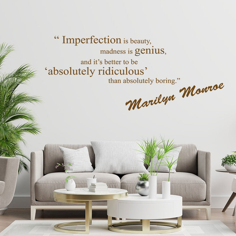 marilyn monroe iconic wall sticker