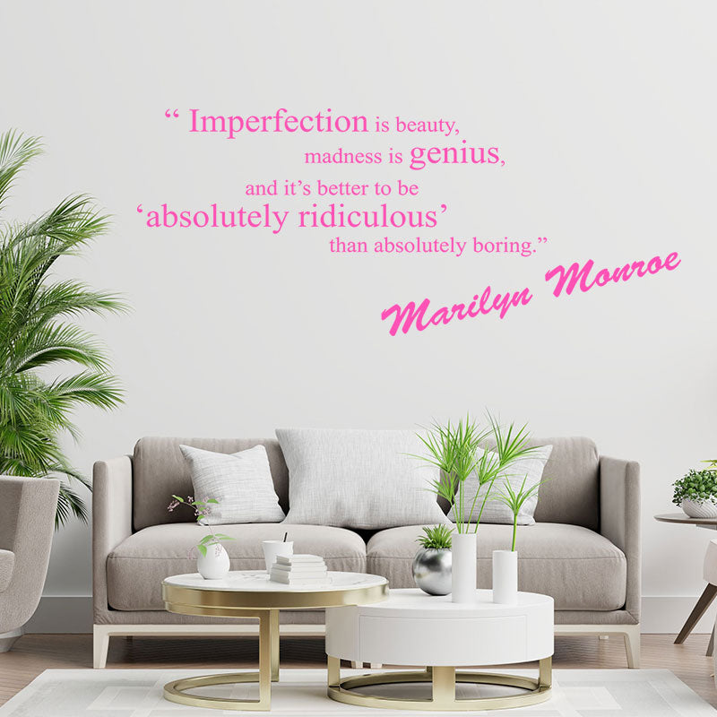 marilyn monroe iconic wall sticker