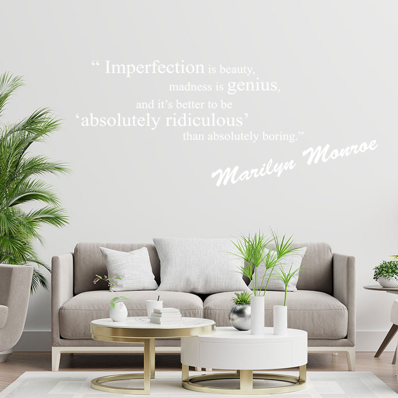 marilyn monroe iconic wall sticker