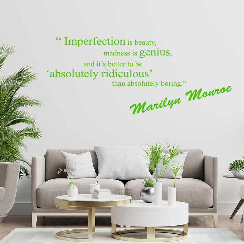 marilyn monroe iconic wall sticker