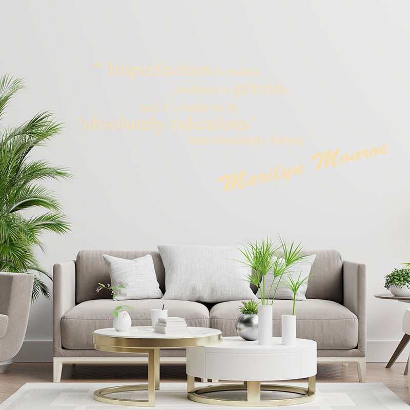 marilyn monroe iconic wall sticker