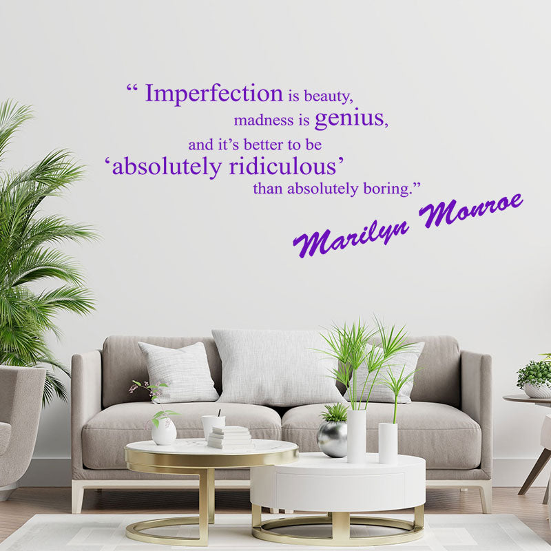 marilyn monroe iconic wall sticker