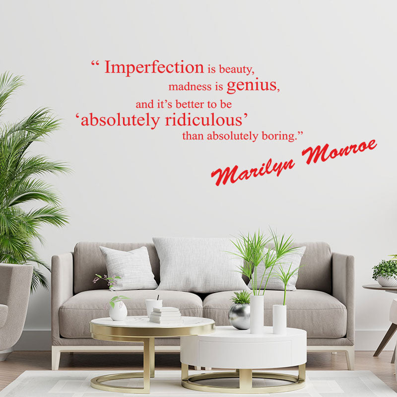 marilyn monroe iconic wall sticker
