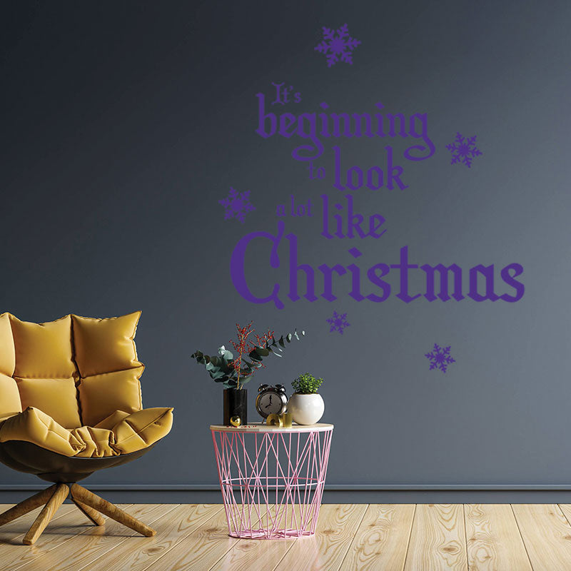 merry christmas for wall sticker