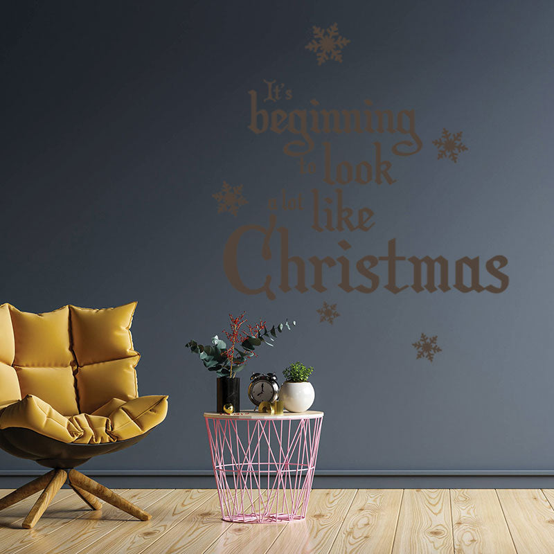 merry christmas for wall sticker