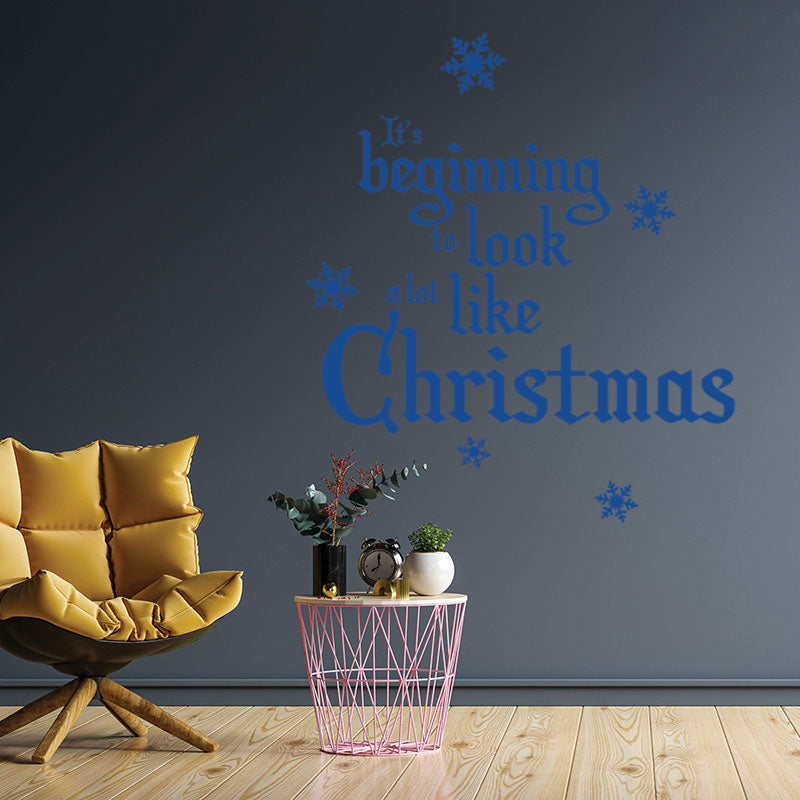 merry christmas for wall sticker
