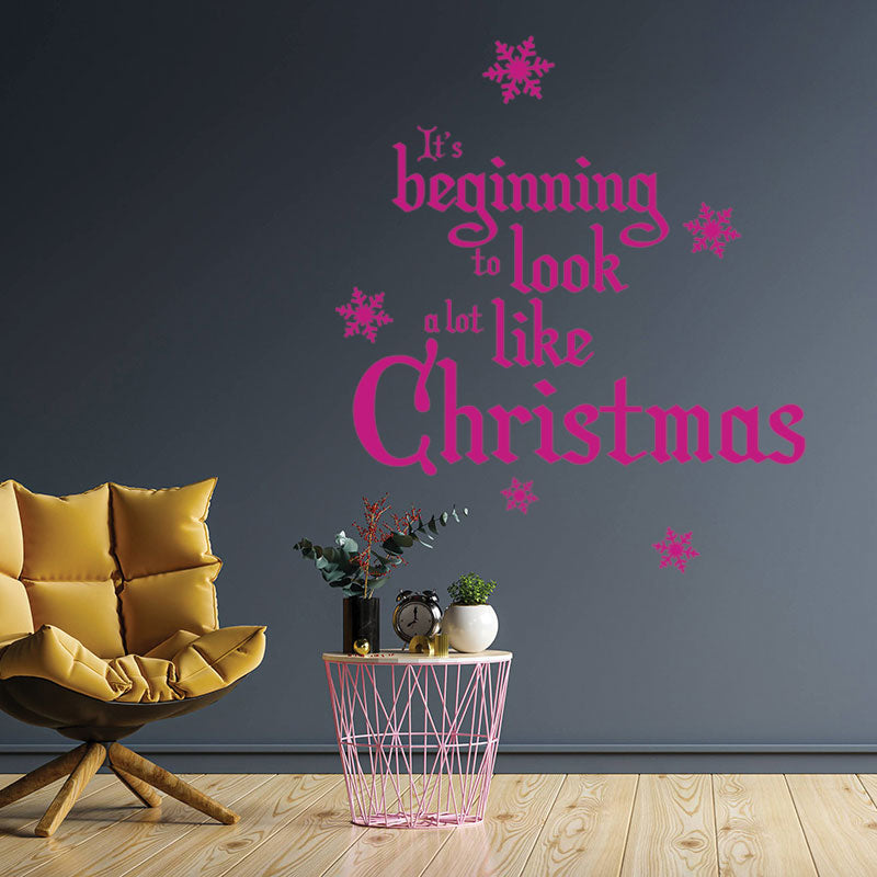 merry christmas for wall sticker