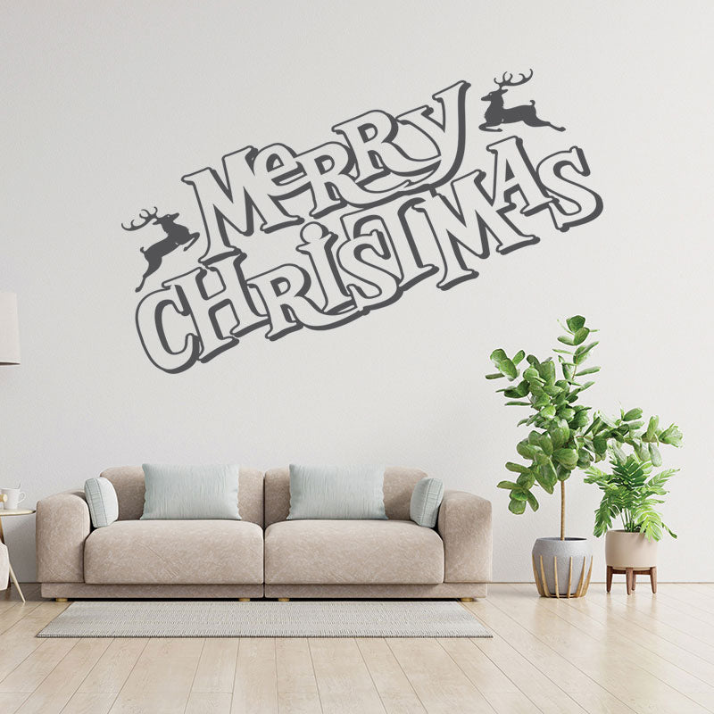 merry christmas wall quote sticker wall sticker