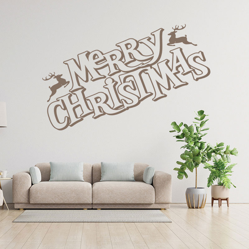 merry christmas wall quote sticker wall sticker