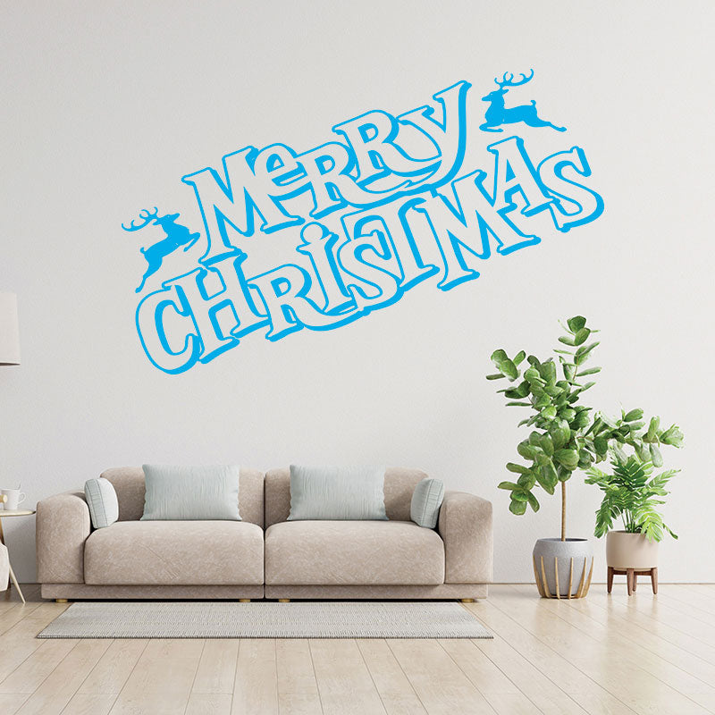 merry christmas wall quote sticker wall sticker