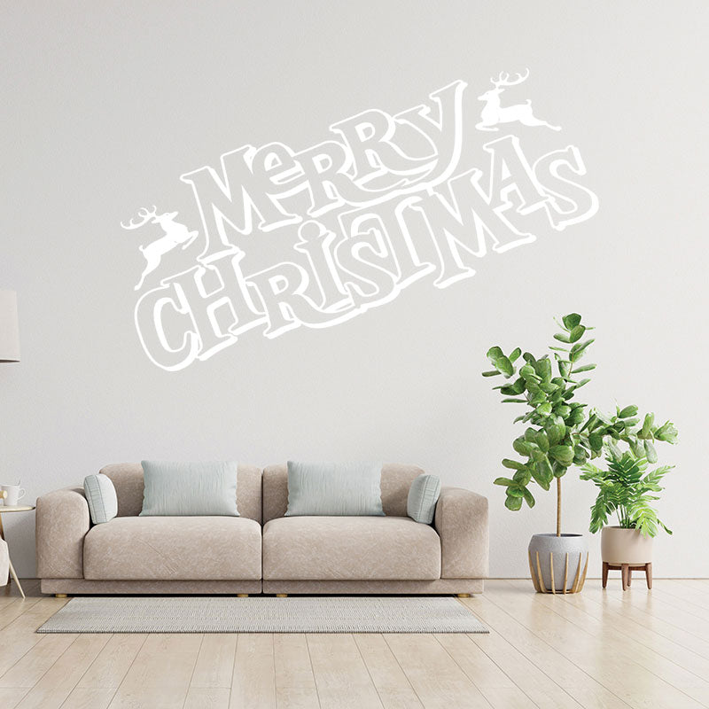 merry christmas wall quote sticker wall sticker