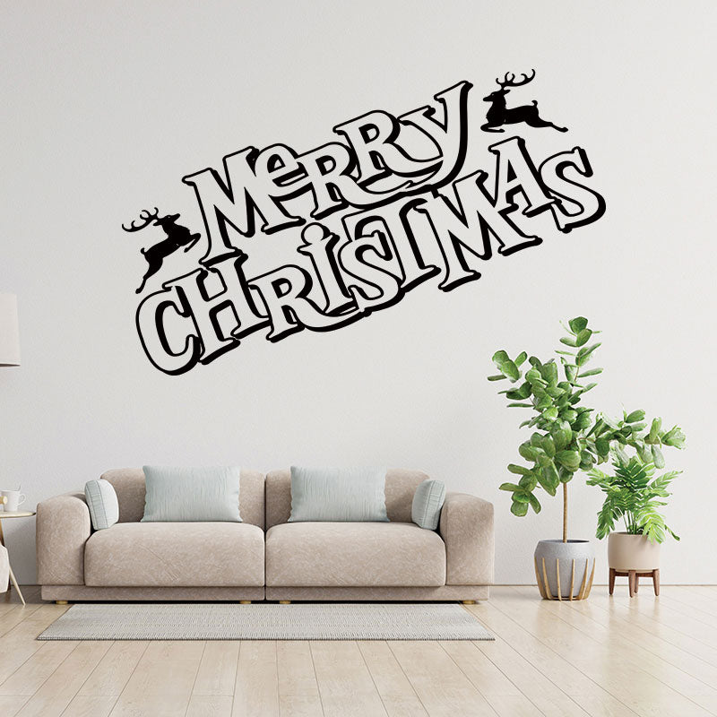 merry christmas wall quote sticker wall sticker