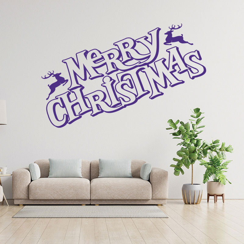merry christmas wall quote sticker wall sticker