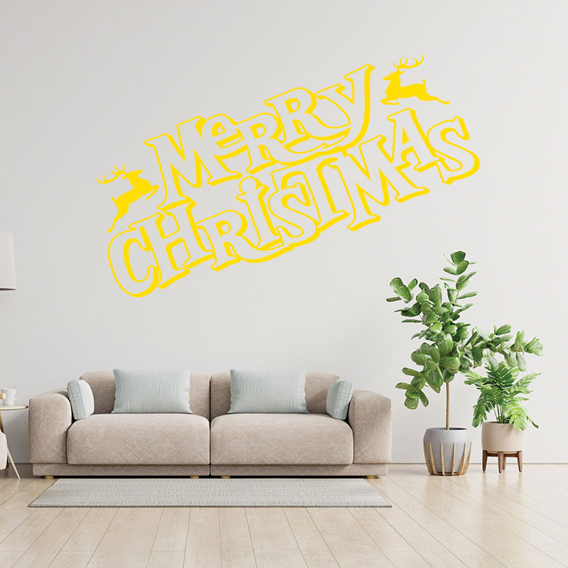merry christmas wall quote sticker wall sticker