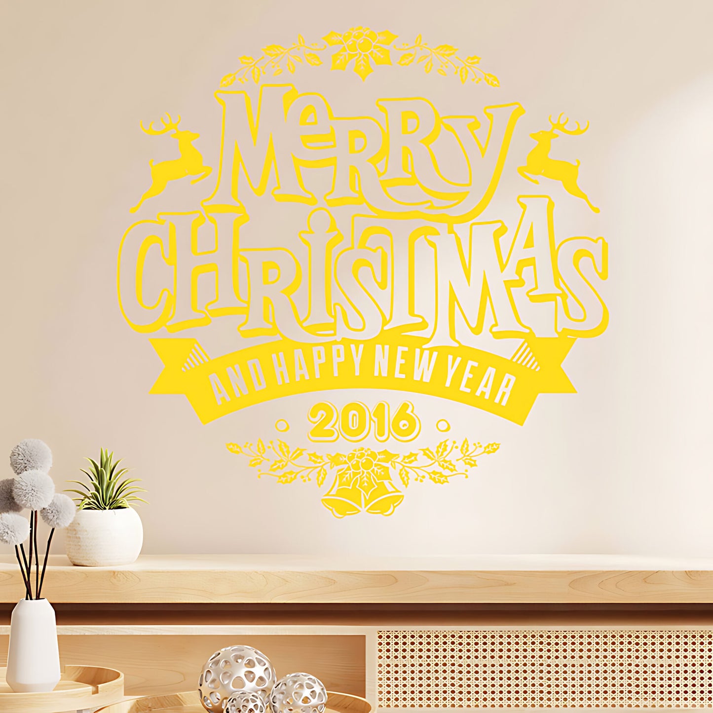 Snowflake Wall Decals for Winter Decor - Elegant Seasonal Decoration
