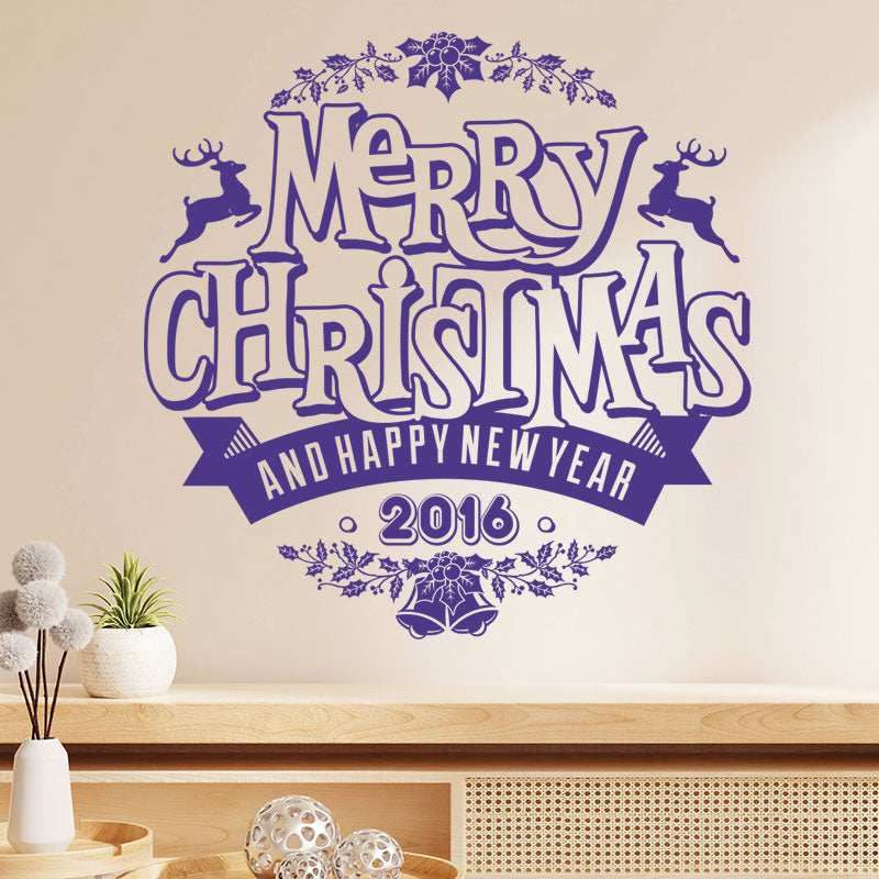 snowflake wall decals for winter wall sticker
