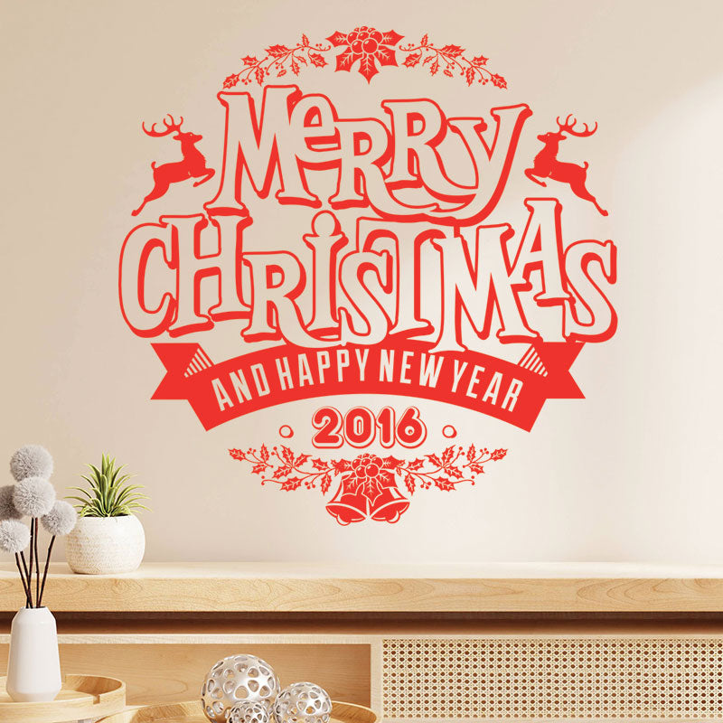 snowflake wall decals for winter wall sticker