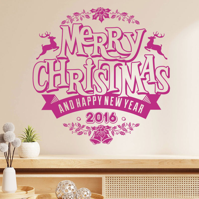 snowflake wall decals for winter wall sticker