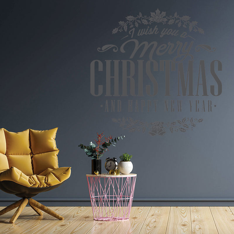 elegant reindeer decal wall sticker