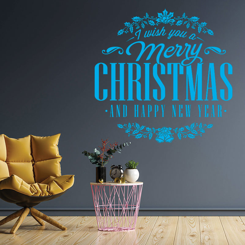 elegant reindeer decal wall sticker