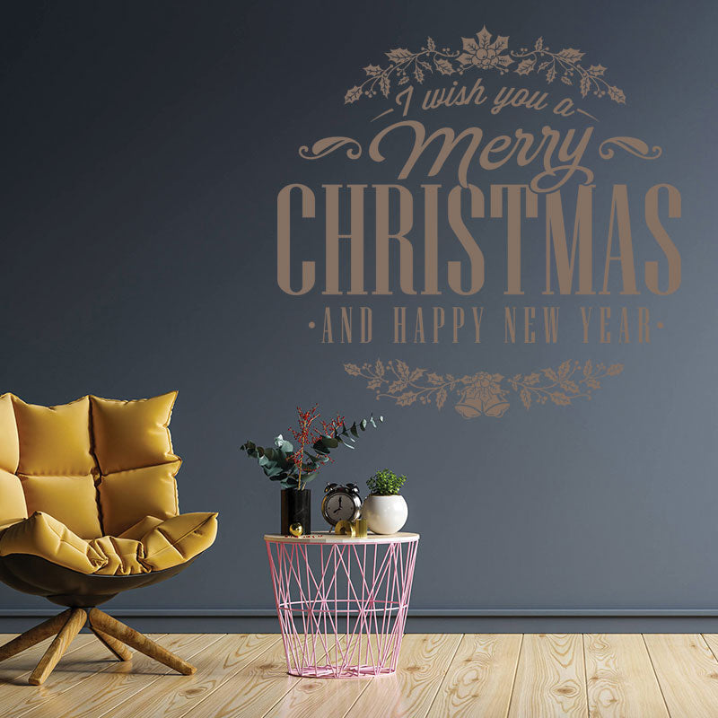elegant reindeer decal wall sticker