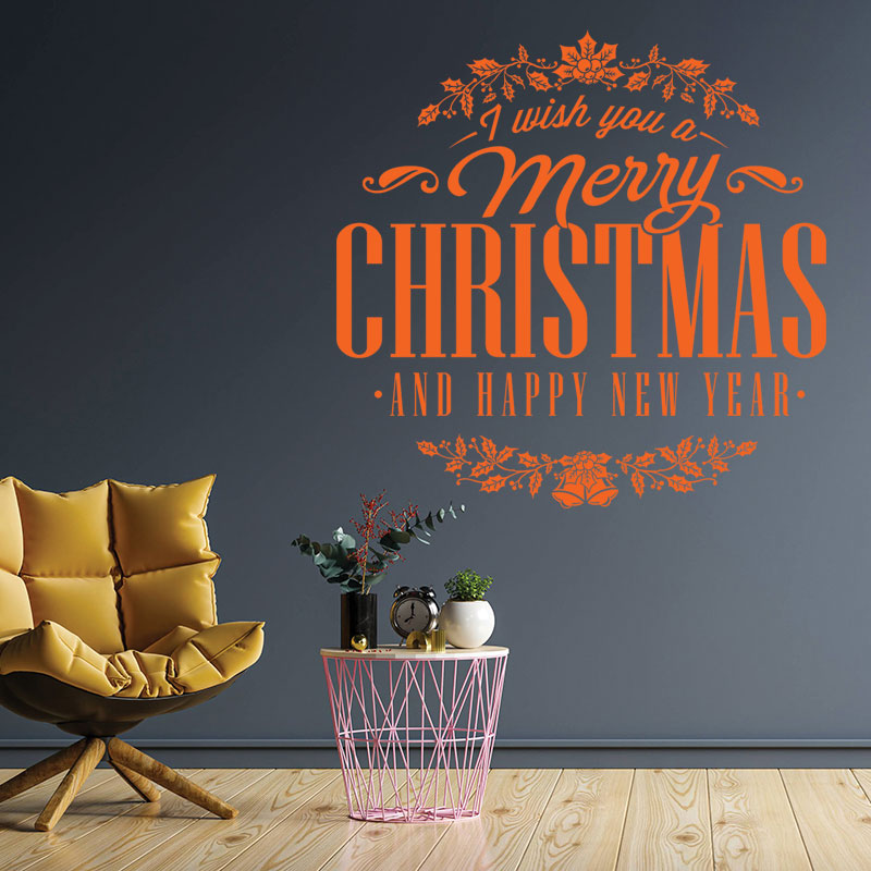 elegant reindeer decal wall sticker