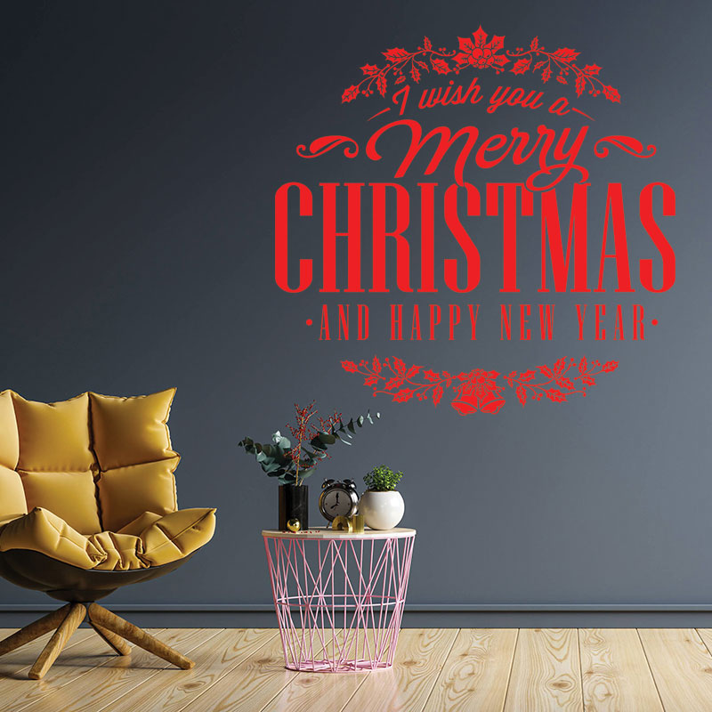 elegant reindeer decal wall sticker