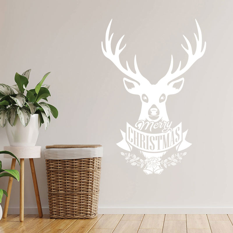 christmas stag for wall sticker