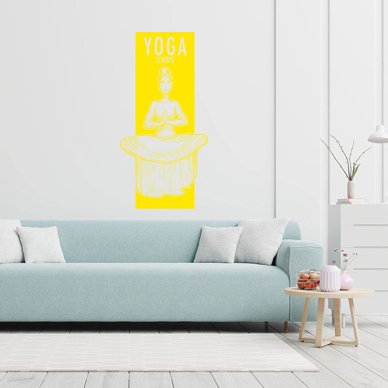 yoga wall decal namaste wall sticker