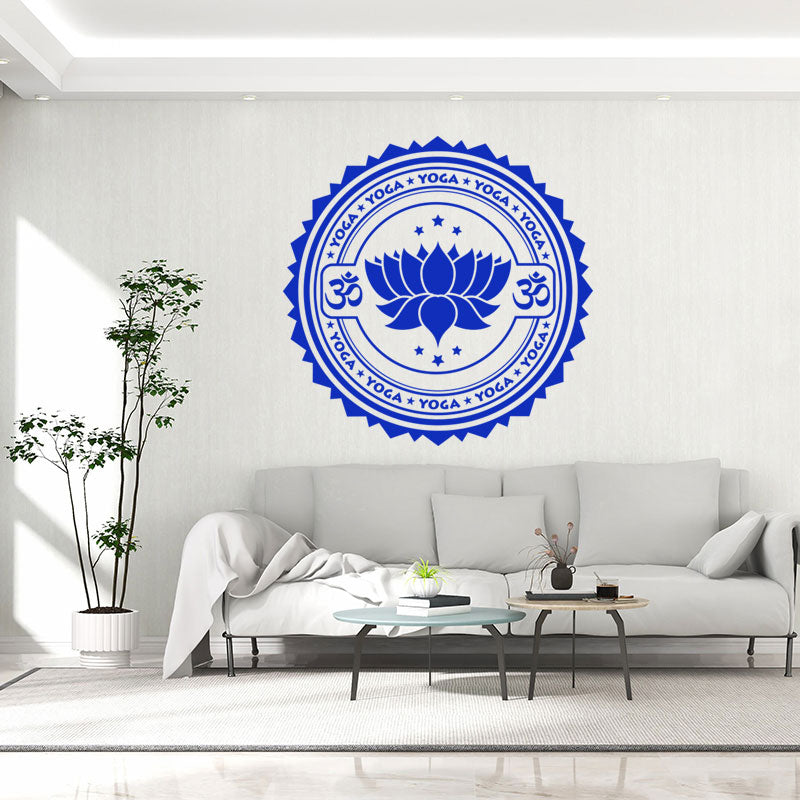 inspirational yoga wall sticker