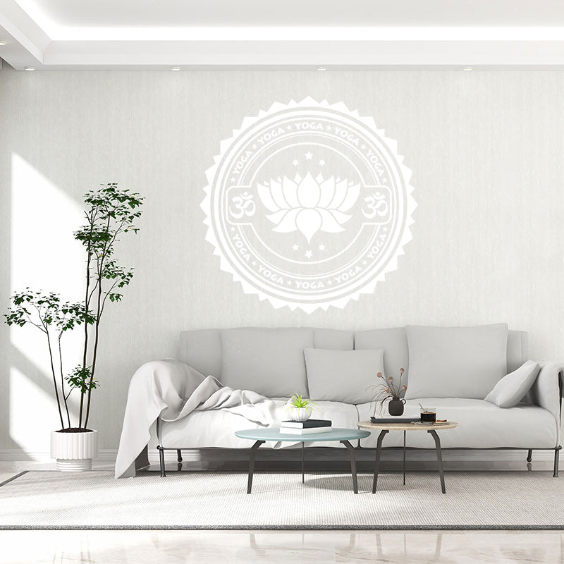 inspirational yoga wall sticker