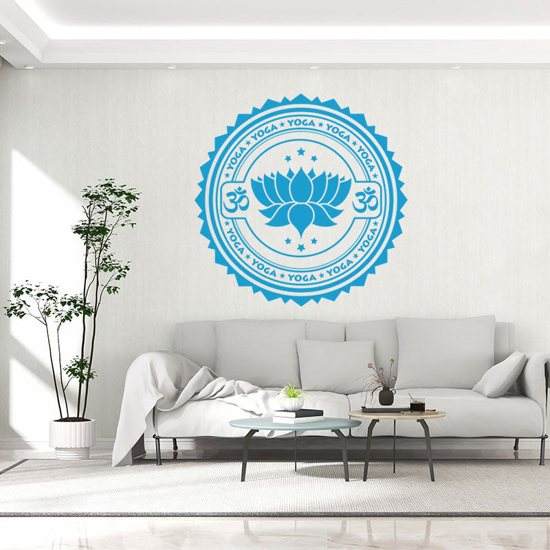 inspirational yoga wall sticker