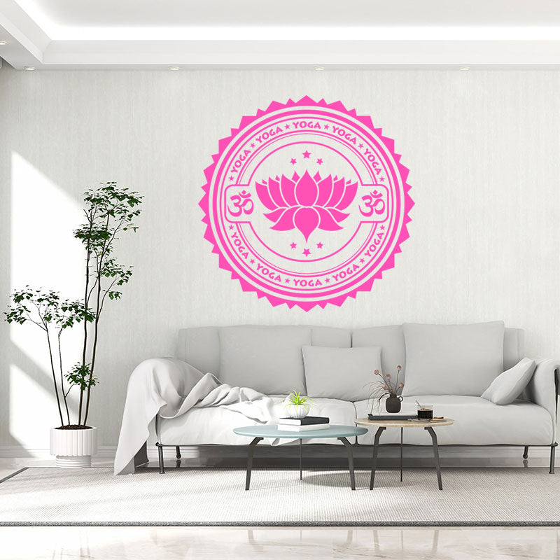 inspirational yoga wall sticker