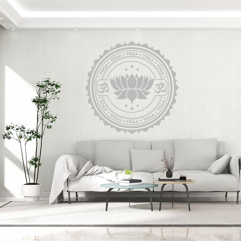 inspirational yoga wall sticker