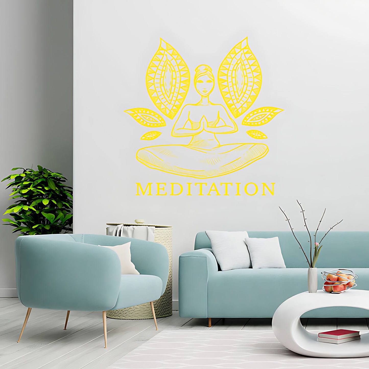 Tranquil Yoga Wall Sticker
