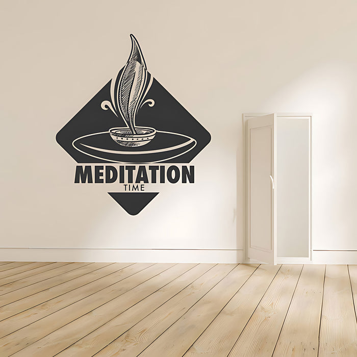 Yoga Namaste Buddha Wall Sticker - Meditation Decal