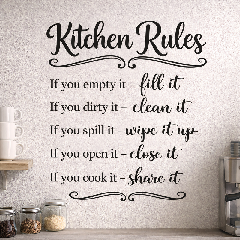Kitchen Wall Stickers & Kitchen Wall Decals