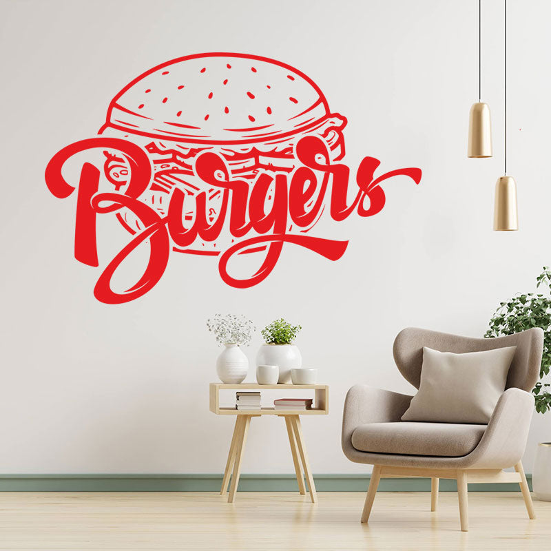 Burger & Takeaway Wall Stickers