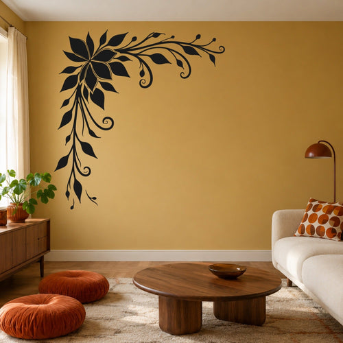 Floral Border Wall Stickers