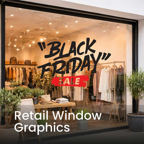 Shop Window Stickers & Retail Window Decals