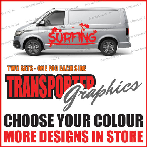 VW Transporter Surf Graphics & Decals