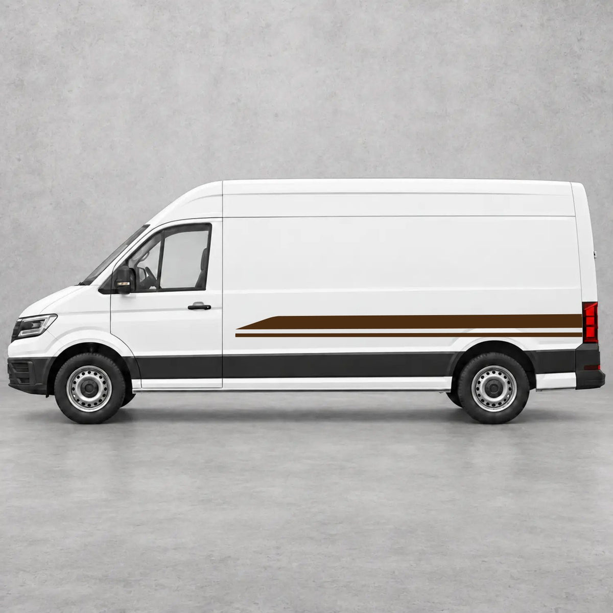 VW Crafter Minimal Twin Lower Side Stripes in Brown
