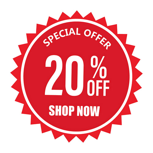 20% Off Special Offer Sale Window Sticker