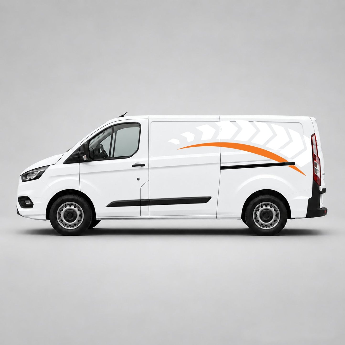 White & Orange