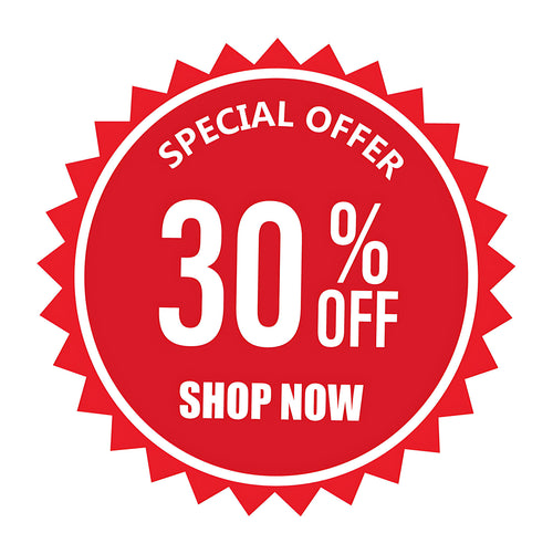 30% Off Special Offer Sale Window Sticker