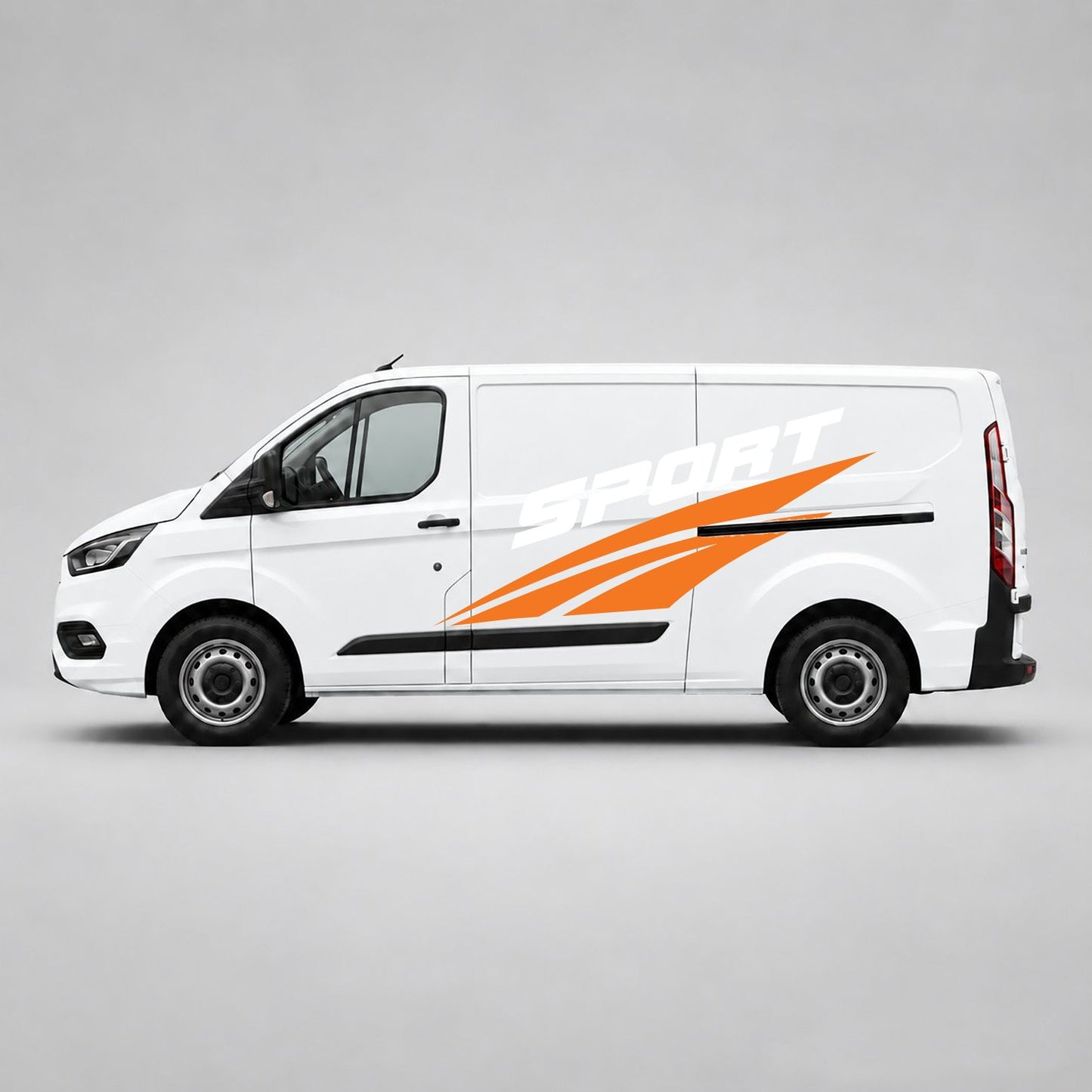 Orange & White