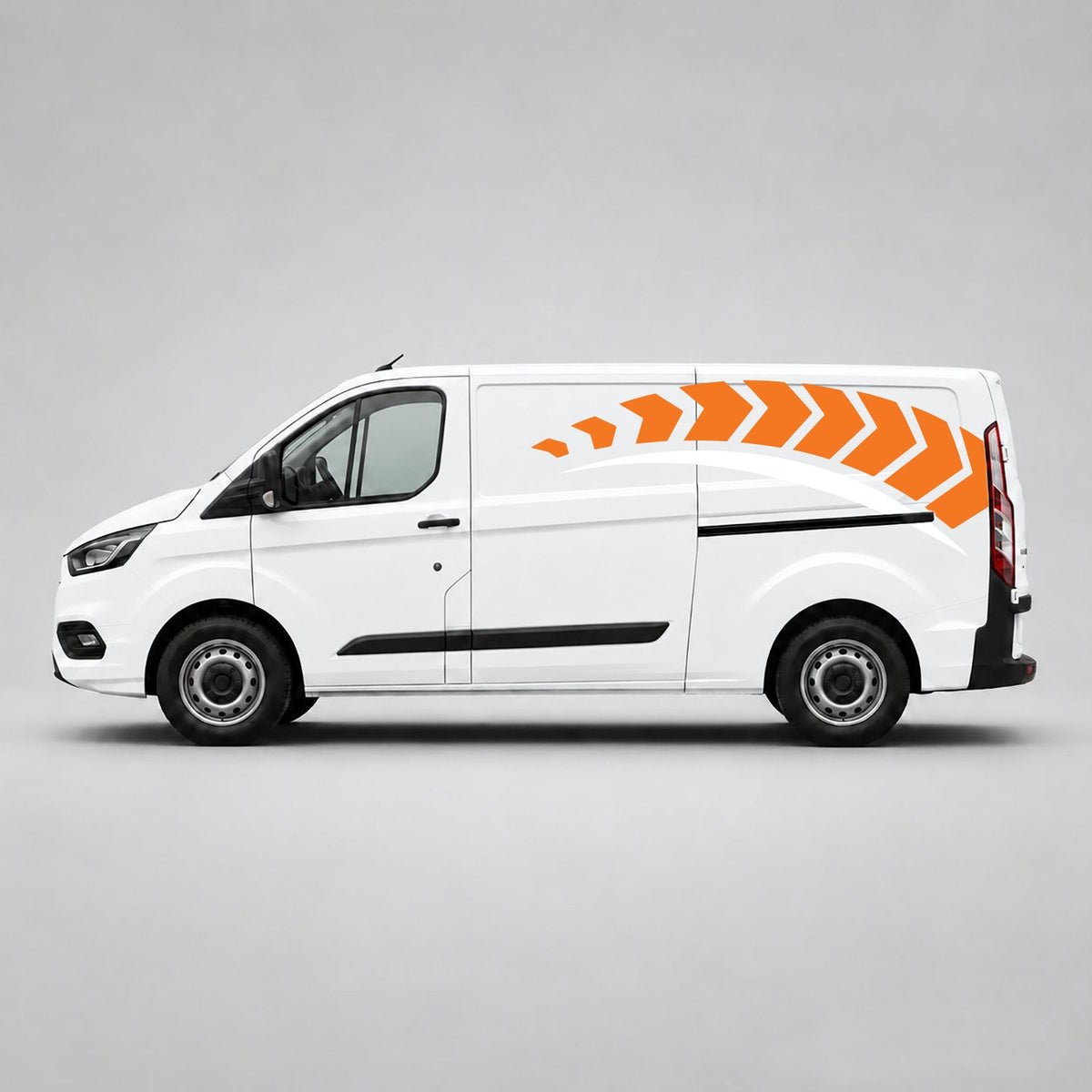 Orange & White